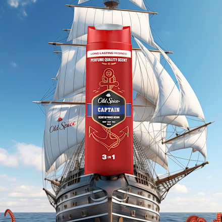 Duschgel Captain 3in1 Old Spice