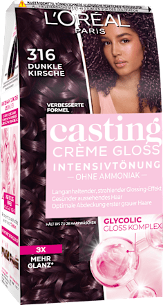 Intensivtönung 316 Dunkle Kirsche L'ORÉAL PARiS CASTING Crème Gloss