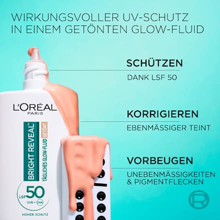 Fluid Glow Bright Reveal Getönt Hell LSF 50 L'ORÉAL PARiS REVITALIFT