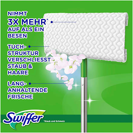Trockene Bodentücher  Swiffer