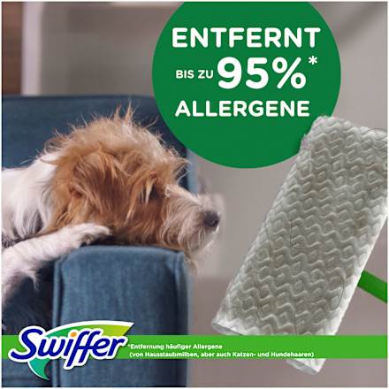 Trockene Bodentücher  Swiffer