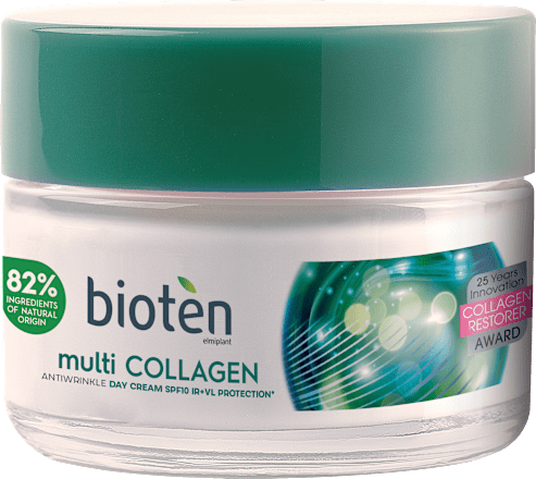 Дневен крем за лице Multi Collagen SPF 10 bioten