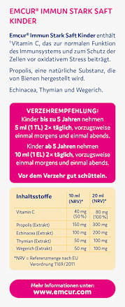 Immun Saft Kinder EMCUR