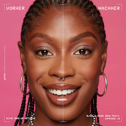 Augenbrauenstift Blade & Shade Nano, 10 Espresso NYX PROFESSIONAL MAKEUP