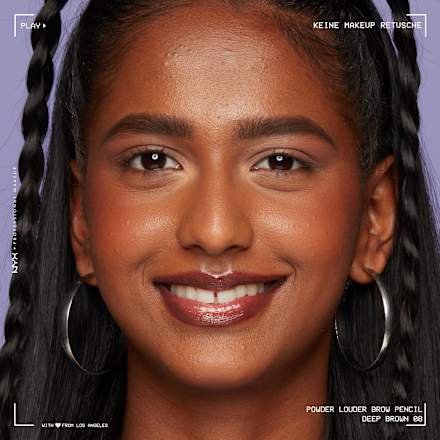 Augenbrauenstift Powder Louder 08 Deep Brown NYX PROFESSIONAL MAKEUP