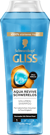 Shampoo Aqua Revive Schwerelos Schwarzkopf GLISS