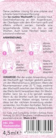 Wachsstift Augenbrauen & Oberlippe, sensitive BE ROUTINE
