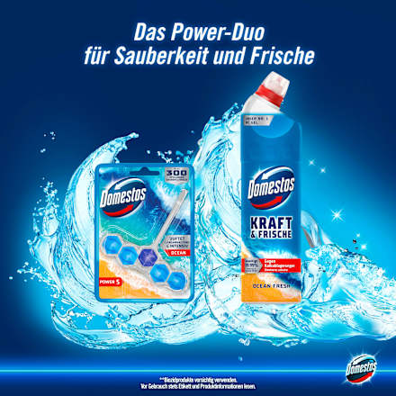 WC-Reiniger Gel Aktiv Kraft Ocean Fresh Domestos