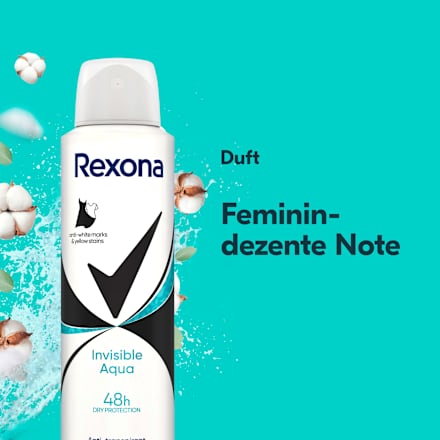 Antitranspirant Deospray invisible aqua Rexona