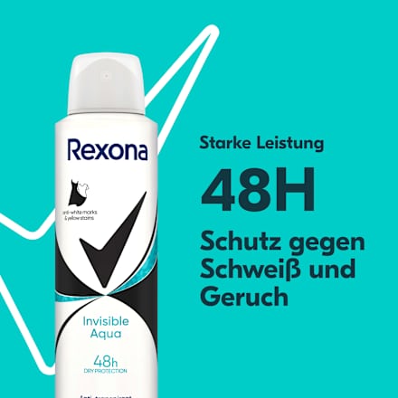 Antitranspirant Deospray invisible aqua Rexona