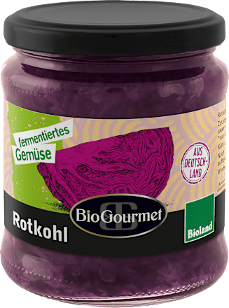 Fermentiertes Gemüse Rotkohl BioGourmet