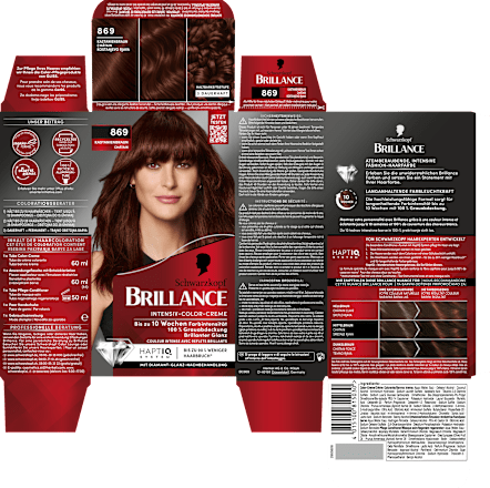 Haarfarbe 869 Kastanienbraun Schwarzkopf Brillance