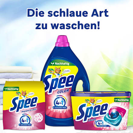 Colorwaschmittel Caps Power  Spee