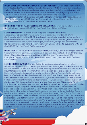 Seifenspender No-Touch Kids + Nachfüllpack Kamille Sagrotan