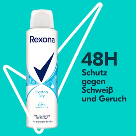 Antitranspirant Deospray cotton dry Rexona