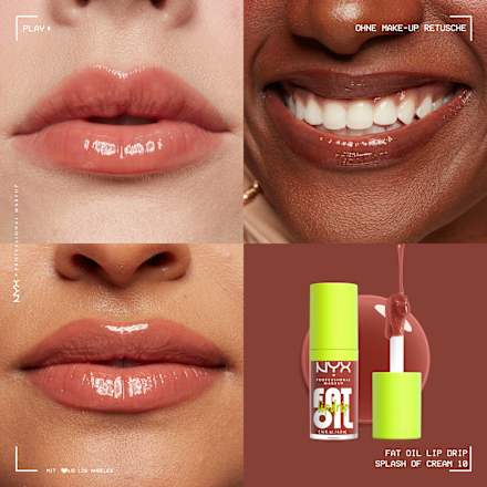 Lipgloss Fat Oil Lip Drip 10 Splash Of Cream NYX PROFESSIONAL MAKEUP