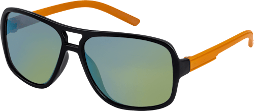 Otroška sončna očala, črna z oranžnimi ročaji sundance