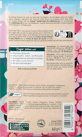 Badesalz Kirschblütentraum Kneipp