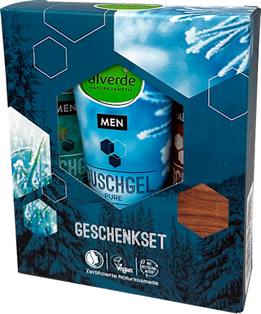 Set cadou gel de duș bărbați alverde NATURKOSMETIK MEN