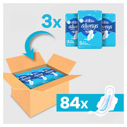 Binden Ultra Day & Night mit Flügeln Sparpackung always