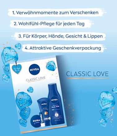 Geschenkset Classic Love 4tlg NIVEA