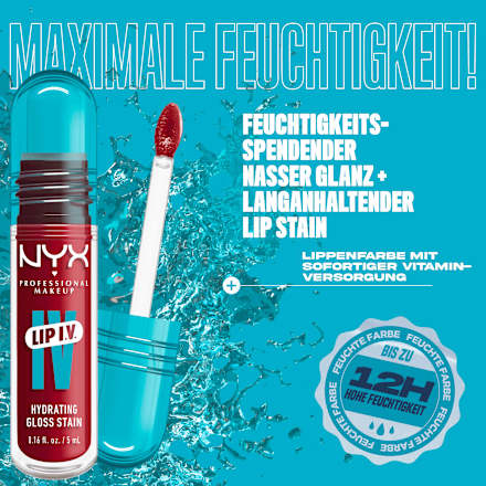 Lipgloss Lip IV Gloss Stain 11 Red-y. Set. Wet! NYX PROFESSIONAL MAKEUP