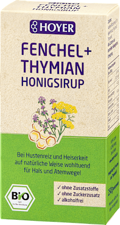 Fenchel + Thymian Honigsirup HOYER
