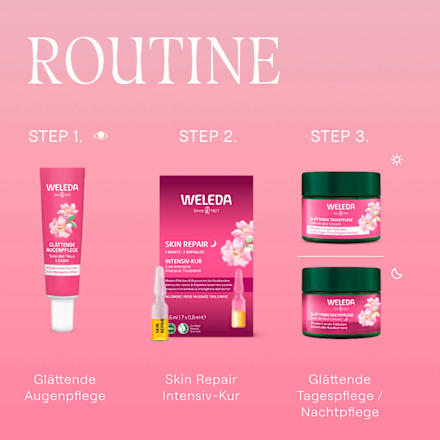 Augencreme glättend Wildrose WELEDA