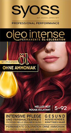 Permanente Öl-Coloration - Nr. 5-92 Helles Rot Syoss Oleo Intense