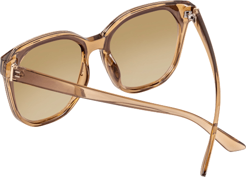 Sonnenbrille Damen hellbraun transparent SUNDANCE