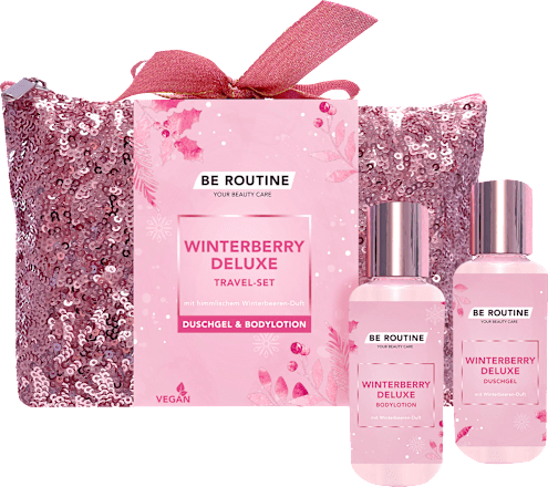 Geschenkset Winterberry Deluxe Travel-Set  BE ROUTINE