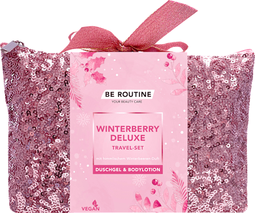 Geschenkset Winterberry Deluxe Travel-Set  BE ROUTINE