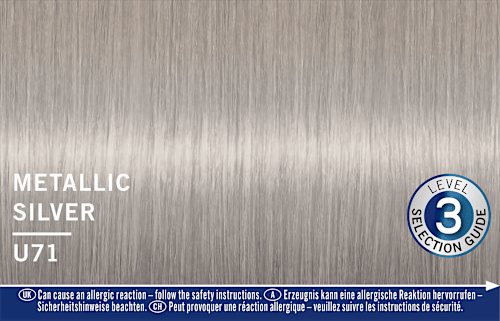 Intense Colour Permanente Coloration Urban Metallics - Nr. U71 Metallic Silver Schwarzkopf LIVE