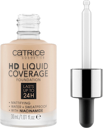 Foundation HD Liquid Coverage 10 Light Beige CATRICE