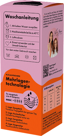 Periodenunterwäsche Slip mit Spitze Schwarz, Gr. M dais
