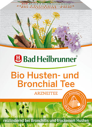 Arzneitee, Husten- & Bronchial Tee (12 Beutel) Bad Heilbrunner