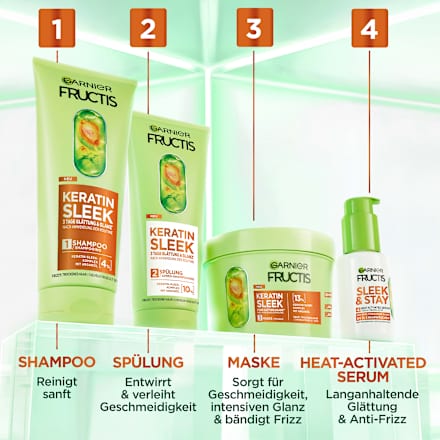 Conditioner Keratin Sleek, Anti-Frizz GARNIER FRUCTIS