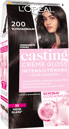 Intensivtönung 200 Schwarzbraun L'ORÉAL PARiS CASTING Crème Gloss