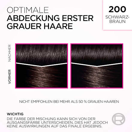 Intensivtönung 200 Schwarzbraun L'ORÉAL PARiS CASTING Crème Gloss