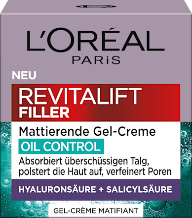 Gesichtsgel Revitalift Filler Oil Control mattierend L'ORÉAL PARiS