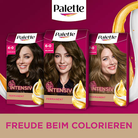 Haarfarbe 6-0/600 Hellbraun Palette Intensive Color Creme