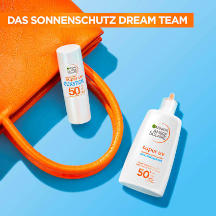 Sonnenstick Gesicht & Lippenpflege super UV mit Sheabutter, LSF 50 Garnier Ambre Solaire