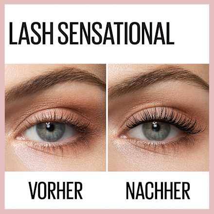 Mascara Lash Sensational Voller-Wimpern-Fächer 01 Very Black MAYBELLINE NEW YORK