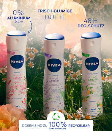 NIVEA Deodorant Spray miracle Garden Lavendel Maiglöckchen, 150