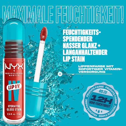 Lipgloss Lip IV Gloss Stain 12 Burst That Tang! NYX PROFESSIONAL MAKEUP