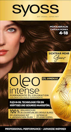 Permanente Öl-Coloration - Nr. 4-18 Mokkabraun Syoss Oleo Intense