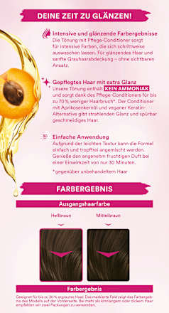 Haartönung Color-Crème 5-0 Mittelbraun Palette Intensive Color Creme