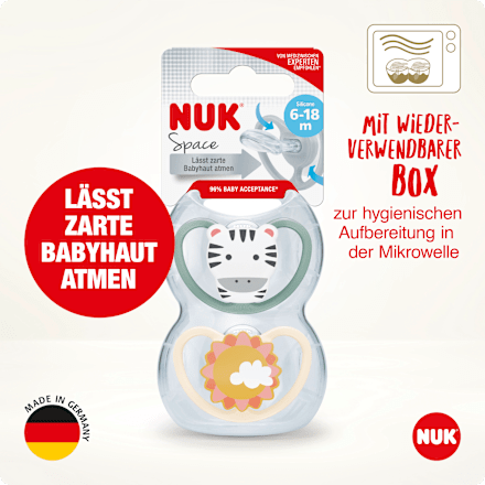 Schnuller Space 6-18 Monate sortiert NUK