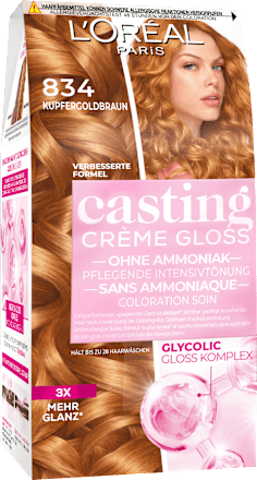 Intensivtönung 834 Kupfergold, 1 St L'ORÉAL PARiS CASTING Crème Gloss