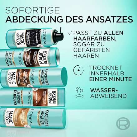 Ansatzspray Schwarz L'ORÉAL PARiS MAGIC RETOUCH